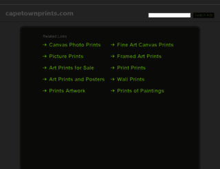 capetownprints.com screenshot