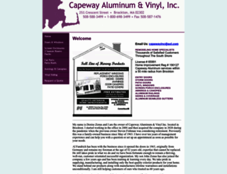 capewayaluminum.com screenshot