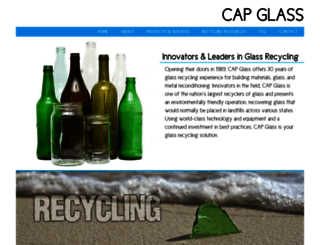 capglassrecycling.com screenshot