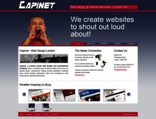 capinet.co.uk screenshot