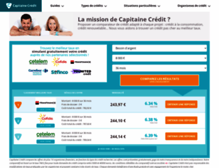 capitaine-credit.com screenshot