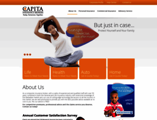 capitainsurancebrokers.com screenshot