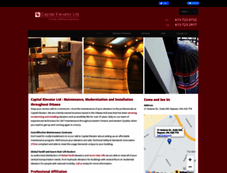 capital-elevator.com screenshot