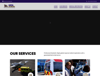 capitalairambulance.co.uk screenshot