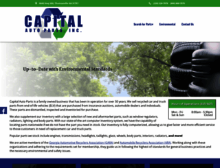 capitalautoparts.com screenshot