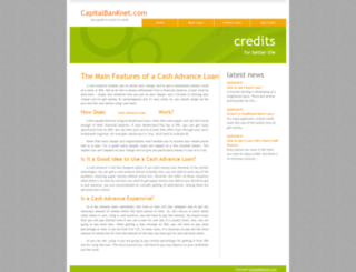 capitalbanknet.com screenshot