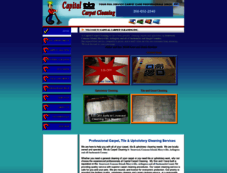 capitalcarpetcleaner.com screenshot