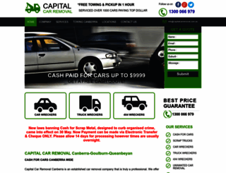 capitalcarremoval.com.au screenshot