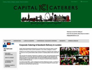 capitalcaterers.co.uk screenshot