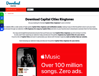 capitalcities.download-ringtone.com screenshot