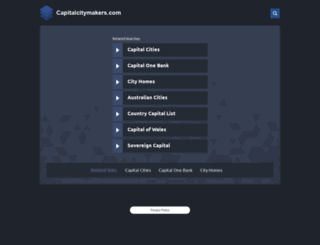 capitalcitymakers.com screenshot