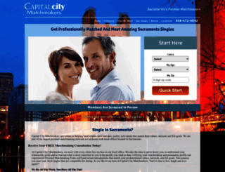capitalcitymatchmakers.com screenshot
