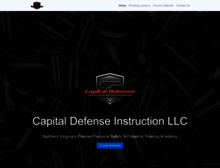 capitaldefenseinstruction.com screenshot