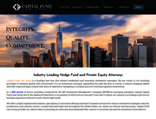 capitalfundlaw.com screenshot