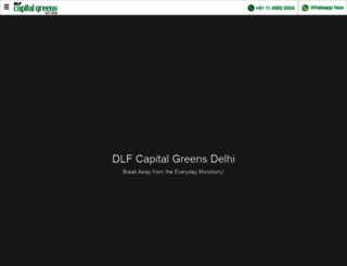 capitalgreensdlf.in screenshot