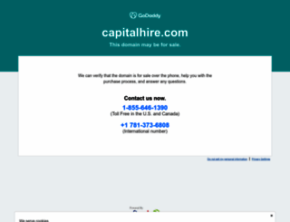 capitalhire.com screenshot
