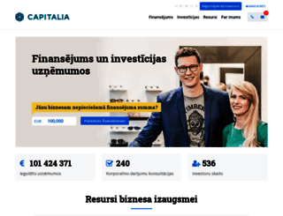 capitalia.lv screenshot