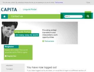 capitalinguistportal.com screenshot