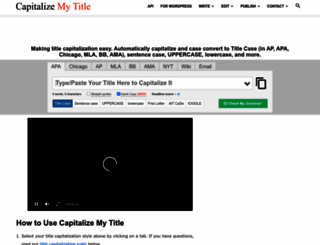 capitalizemytitle.com screenshot