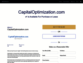 capitaloptimization.com screenshot