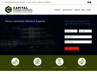 capitalpowersystems.com screenshot