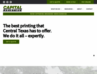 capitalprintingco.com screenshot