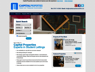 capitalpropertiescardiff.co.uk screenshot