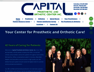 capitalprosthetics.net screenshot