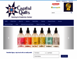 capitalquilts.com screenshot