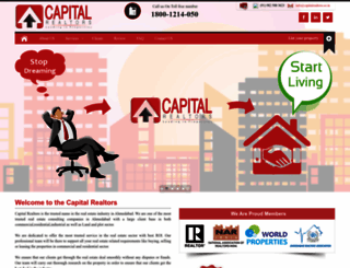 capitalrealtors.co.in screenshot