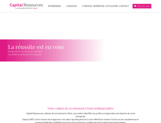 capitalressources.com screenshot