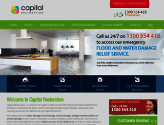 capitalrestorationcleaning.com.au screenshot