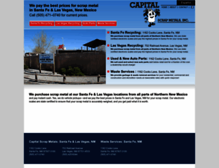 capitalscrapmetals.com screenshot