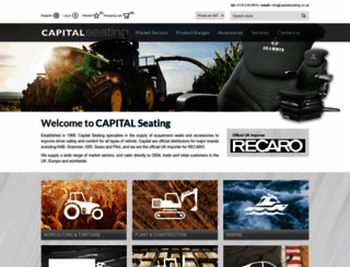 capitalseating.co.uk screenshot