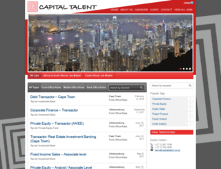 capitaltalent.co.za screenshot