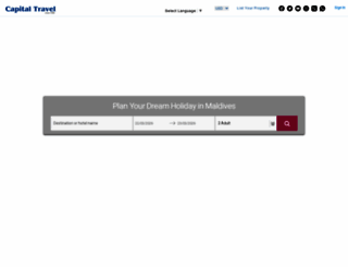 capitaltravel.com screenshot