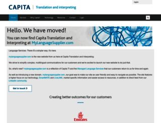 capitatranslationinterpreting.us screenshot