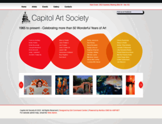 capitolartsociety.com screenshot