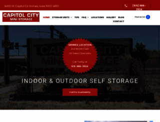 capitolcityministorage.org screenshot