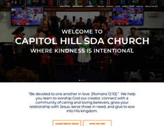 capitolhillsdachurch.org screenshot