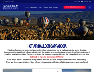 cappadociaballoonflights.com screenshot