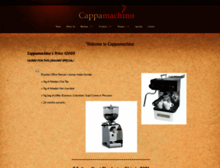 cappamachino.com.au screenshot