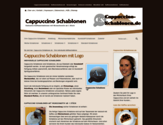 cappuccino-schablonen.de screenshot