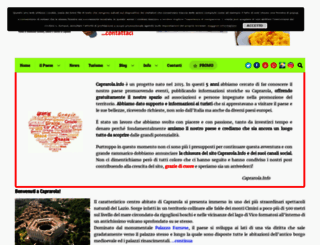caprarola.info screenshot