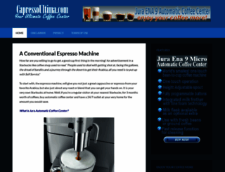 capressoultima.com screenshot