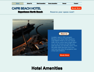 capribeachhotel.com screenshot