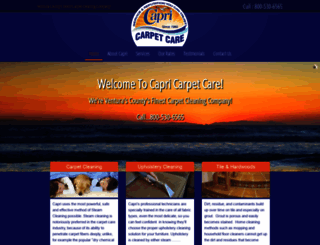 capricarpetcare.com screenshot
