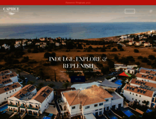 caprice-resort.com screenshot
