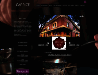 capricecafe.com screenshot