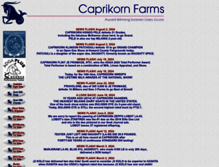 caprikornfarms.com screenshot